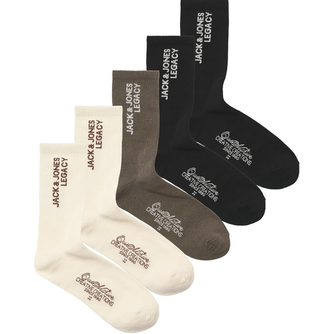 J&J Muške Čarape JACROAR TENNIS SOCKS 5 PACK